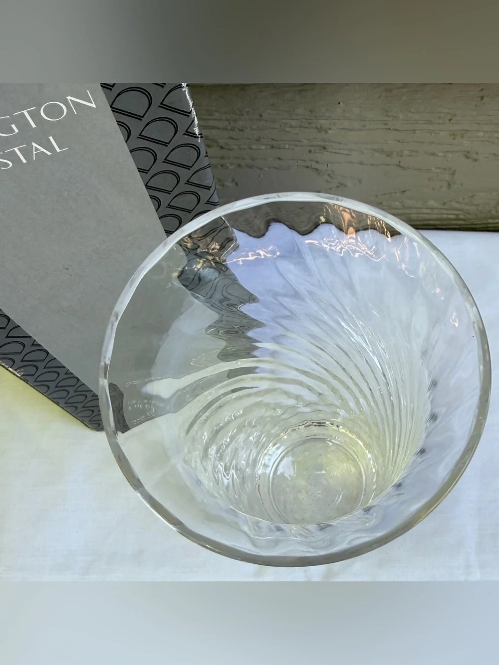 Dartington vintage glass